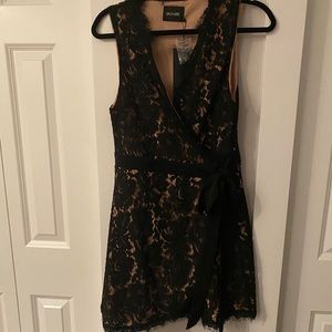 Black lace dress